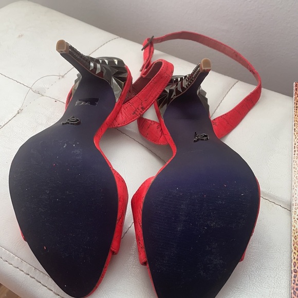 Rachel coral heels - Picture 5 of 9